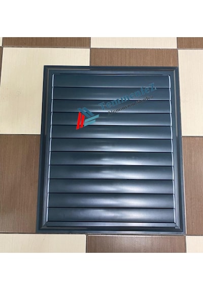 Banyo Havalandırma Antrasit Gri Alüminyum Telli Menfez, Panjur !