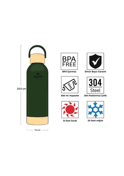 Lexroo Hydrate Pro Matara 500 Ml Çok Renkli