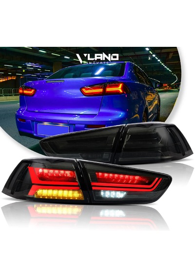 Mitsubişhi Lancer 2009-2010-2011 Audi Dizayn Füme Ledli Arka Stop