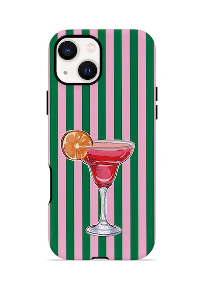 Apple iPhone Uyumlu 15 Plus Vorian Çift Katmanlı Magsafe Kılıf Pink Citrus Cocktail