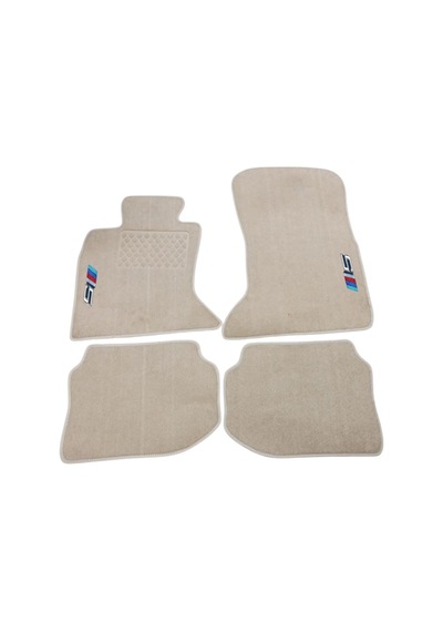 Oto Halı Paspas Seti Bmw 5 F10 2010 2013 Uyumlu Sport Kaymaz & Şık Tasarım - Bej Harfli - Tasarım 12