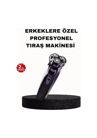 Şarjlı Saç Ve Sakal Tıraş Makinesi Kablosuz Kompakt Tasarımlı Diğer