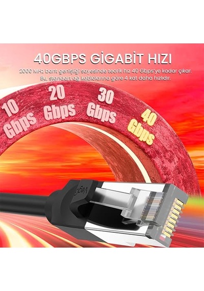 Ayrex Cat6 1000mbps Gigabit Ftp Rj45 Ethernet Ağ Kablosu 15 Metre Diğer