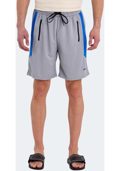 Slazenger RAKESH IN Erkek Cepli Fıtness Gri Şort
