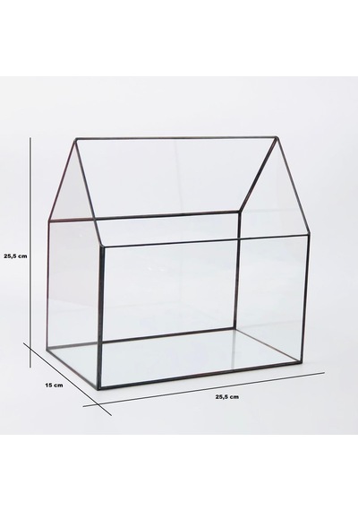 Dekoratif Cam Fanus. Teraryum cam Fanus. Geometrik Cam Fanus.