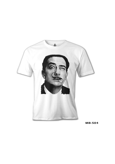 Salvador Dali Beyaz Erkek Tshirt