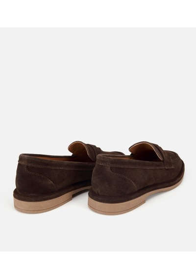 Hotiç Kadın Süet Deri Kahverengi Tokalı Klasik Loafer 01ayh320520a480 01ayh320520a480
