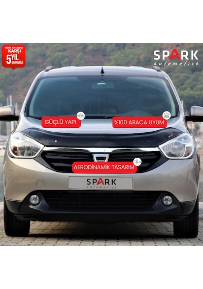 Dacia Lodgy 2013- Yılı Ve Sonrası Uyumlu Kaput Rüzgarlığı 4mm