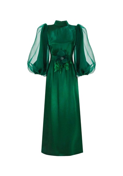 Senna Elenora Dress Zümrüt Zümrüt