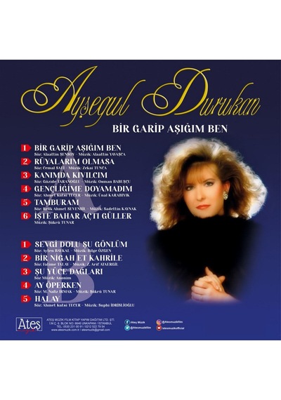 Ayşegül Durukan - Bir Garip Aşığım Ben Plak