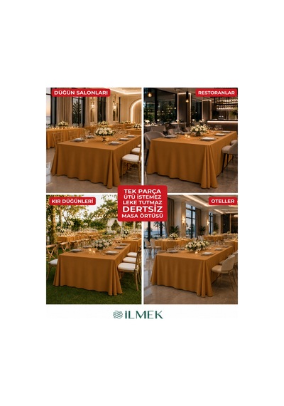 Dertsiz Dikdörtgen Masa Örtüsü 320x220cm - Dikişsiz Ütü İstemez - Düğün Davet Organizasyon Otel Restoran Tarçın Tarçın Dertsiz Dikdörtgen Masa Örtüsü 320x220cm - Dikişsiz Ütü İstemez - Düğün Davet Organizasyon Otel Restoran Tarçın Tarçın