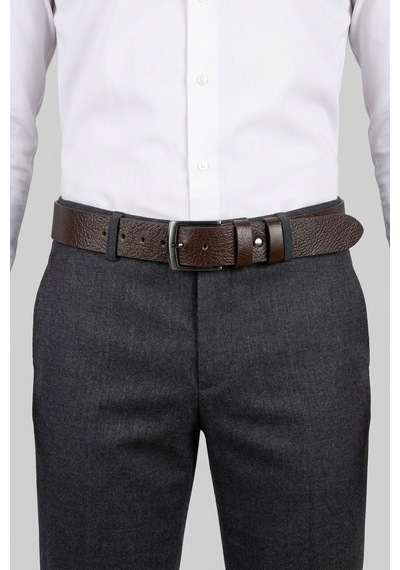 Firuze Tekstil Ltd Şti Hakiki Deri Erkek Spor Kemer - Kot Ve Jeans Pantolon Uyumlu 4.5 Cm Acı Kahverengi Firuze Tekstil Ltd Şti Hakiki Deri Erkek Spor Kemer - Kot Ve Jeans Pantolon Uyumlu 4.5 Cm Acı Kahverengi