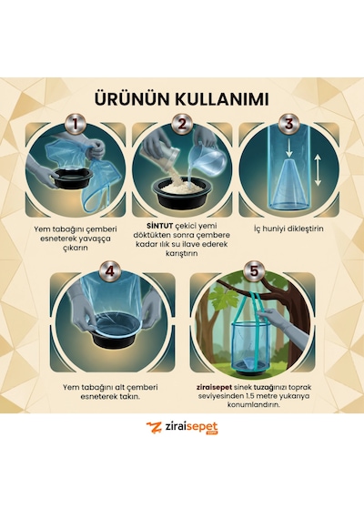 Ziraisepet Profesyonel Karasinek Tuzağı & Sinek Kapanı