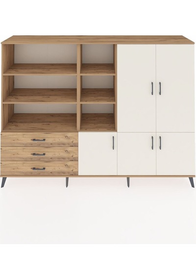 Hyperion Dolap 11 Raflı 3 Çekmeceli 5 Kapaklı 220x44x163 Çam-ayta Çam-aytaşı/çam Hyperion Dolap 11 Raflı 3 Çekmeceli 5 Kapaklı 220x44x163 Çam-ayta Çam-aytaşı/çam