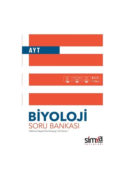 12. Sınıf Biyoloji AYT Soru Bankası -  Simya Dergisi Yayınları