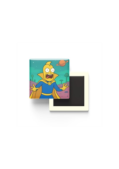 Doctor Fate - 9x9 Cm Baskılı Kare Buzdolap Magneti