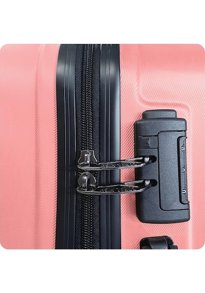 Coral High Abs Pudra Orta Boy Valiz 16527 Pudra