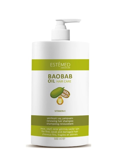 Estemed Baobab Yenileyici Saç Şampuanı & Baobab Renewing Hair Shampoo 500ml