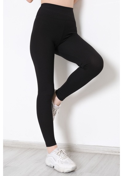 Bensu Store - Fitilli Tayt Siyah - 10751.1098. 001
