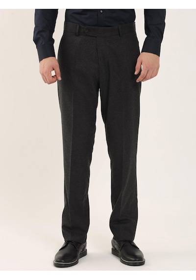 Dufy Koyu Gri Erkek Slim Fit Pantolon - 94143 Koyu Gri