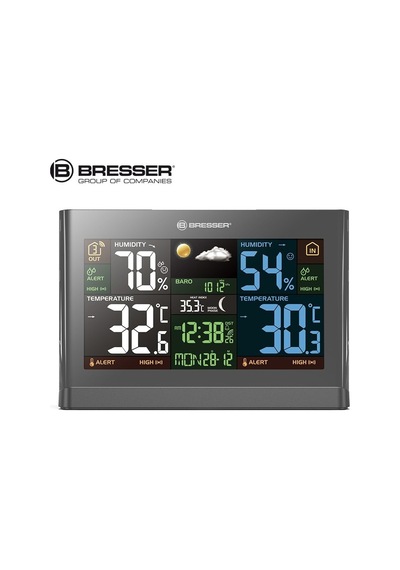 Bresser Meteo Thmb Radyo Kontrollü Meteoroloji İstasyonu Gri