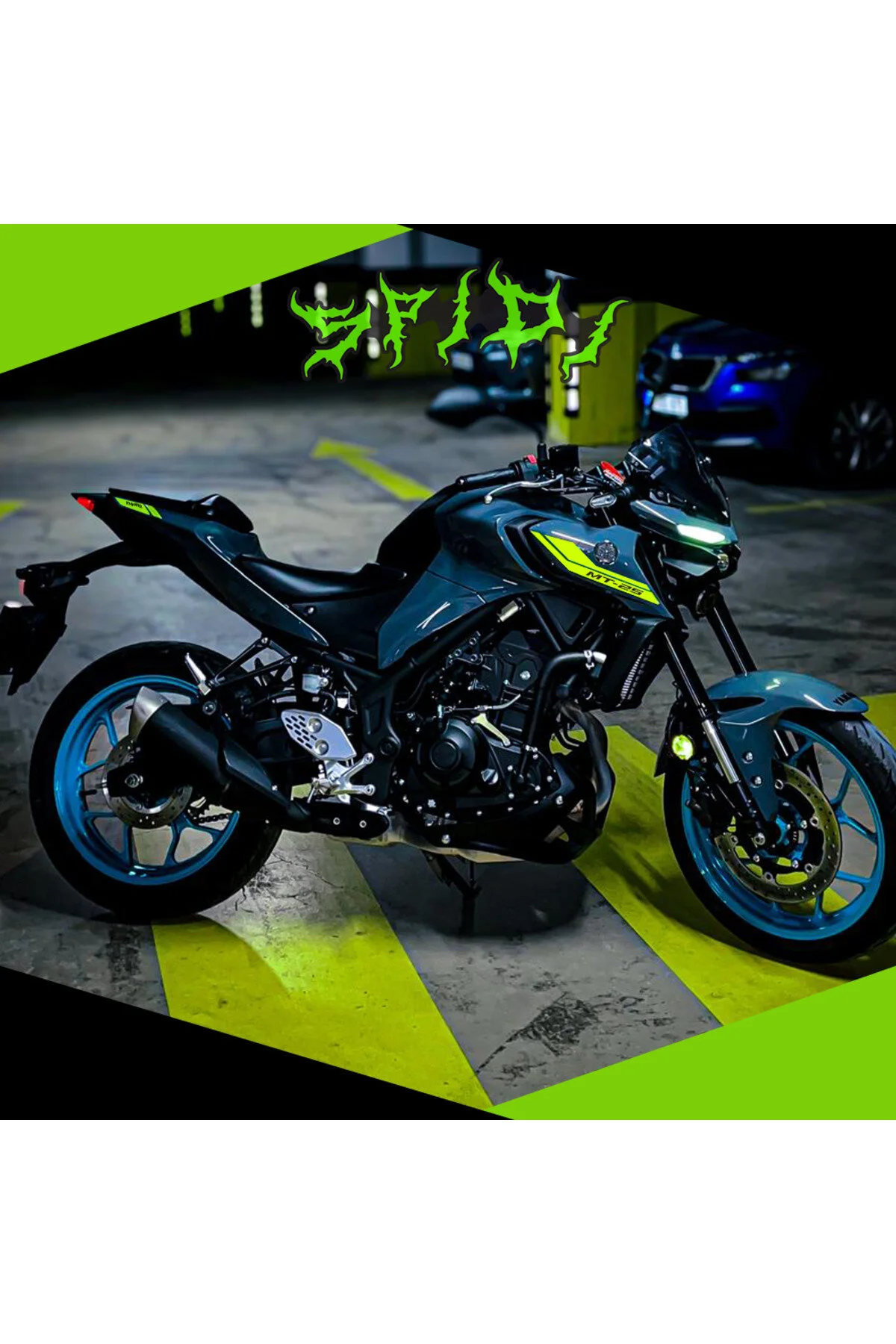 Mt-25 2019-2025 Neon Yeşil Full Sticker Set