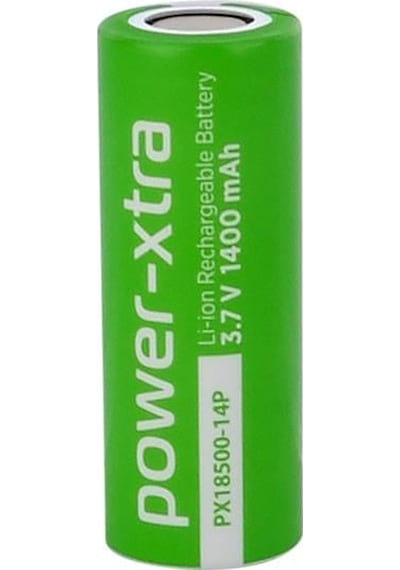 Power-xtra Px18500-14p - 3.7v 1400 Mah Li-ion Pil - Başsız - 5c
