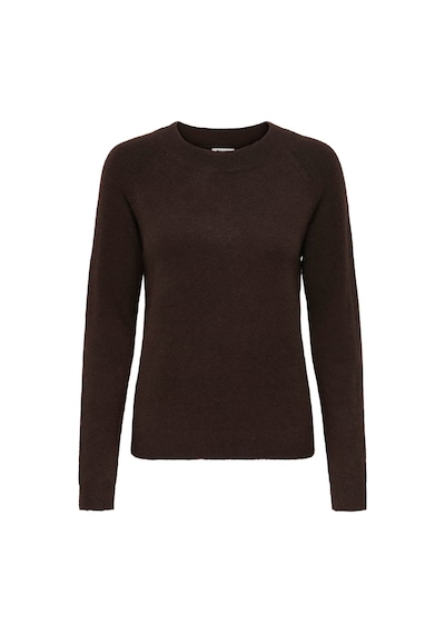 Only Onlrica Regular Fit Bisiklet Yaka Kazak Kadın Kazak 15204279 Koyu Kahve