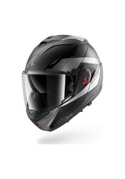 Shark Oxo Mekarıum Mat Çene Açılır Kask Siyah
