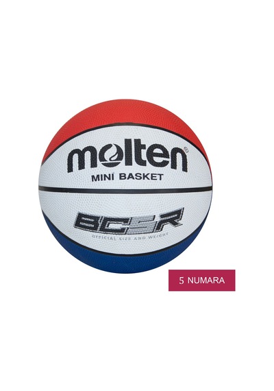 Molten Indoor Outdoor Top Kauçuk Basketbol Topu BC5R2-T Renkli