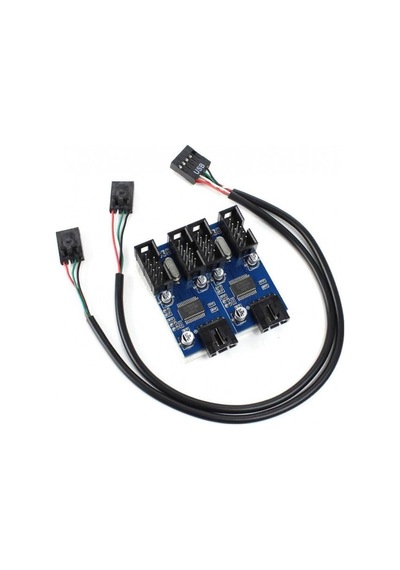 9 Pin Usb 2.0 Çoklayıcı Anakart İçin 4 Port Usb 2.0 Çoklayıcı