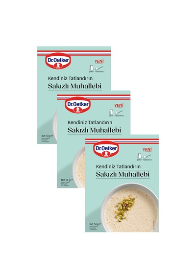 Kendiniz Tatlandırın Sakızlı Muhallebi 54 Gr X 3 Adet - 808599559