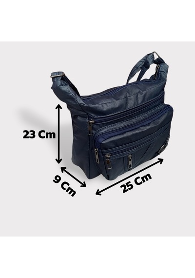 Bayan Çapraz Omuz Çantası Lacivert Gvn-0089 Lacivert