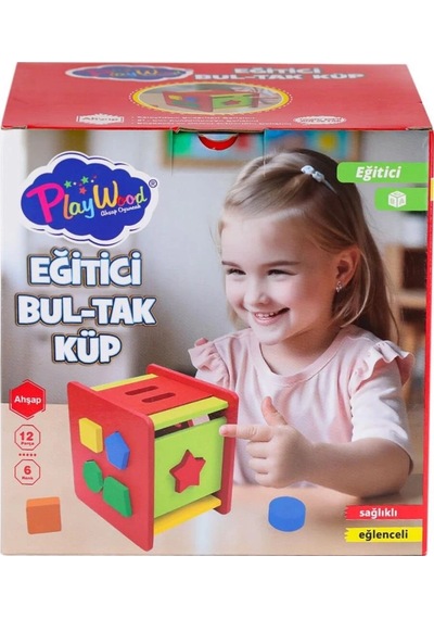 Mey İthalat Ony-411 Ahşap Eğitici Bultak Küp