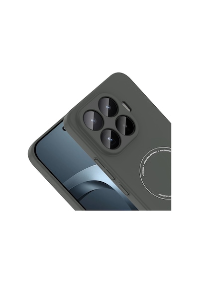 Xiaomi 17t Pro Kılıf Magsafe Şarj Özellikli Kamera Korumalı Elio Sert Pc Kapak Siyah