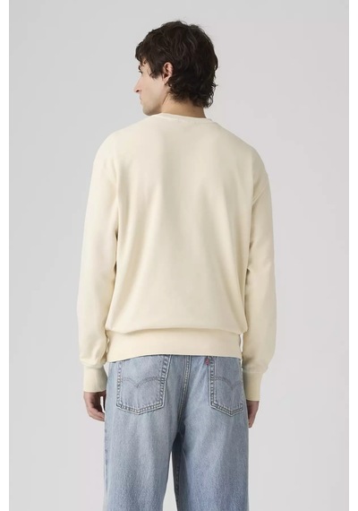 Levi's Erkek Bisiklet Yaka Ekru Sweatshirt - A9244-0043 Ekru
