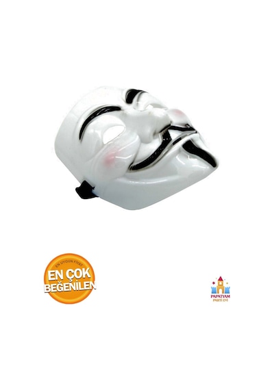 V For Vendetta Maske - Plastik - Partiler İçin Ideal Kostüm Aksesuarı Diğer