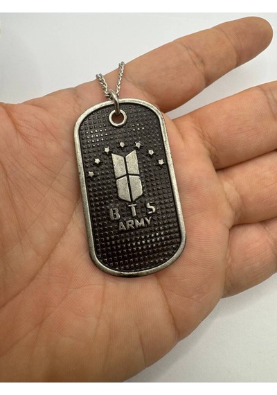Bts Suga Künye Kolye K-pop Grubu Üyesi Temalı Unisex Metal Takı Çok renkli