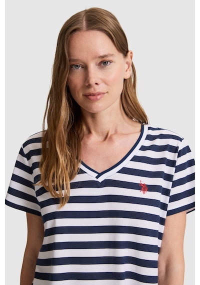 U.s. Polo Assn. Kadın Lacivert Tişört 50323572-vr033