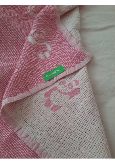 H2o Tekstil Bebek Battaniyesi Pembe