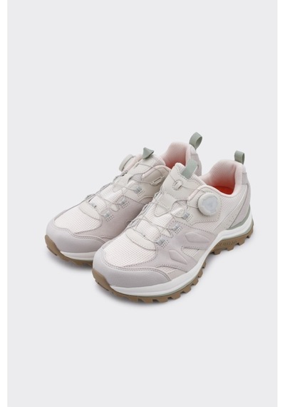 Derinet İthal Malzeme Cırt Ayarlı Kadın Sneaker Bej Bej