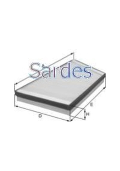 SARDES SC555 Polen Filtresi 206