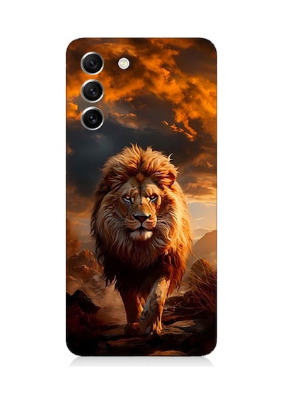 Samsung Galaxy S21 Fe Uyumlu Silikon Kılıf Yırtıcı Aslan Kral