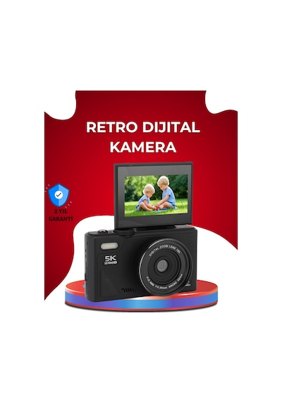 5k Ultra Hd Kamera Gülümseme Algılama Otofokus 18x Optik Zoom Çocuk Kamera