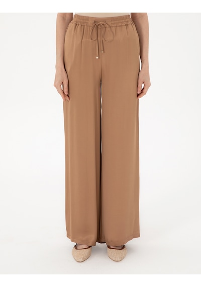 Pierre Cardin Kadın Kahverengi Pantolon Kanvas-chino 50301237-vr029 Kahverengi