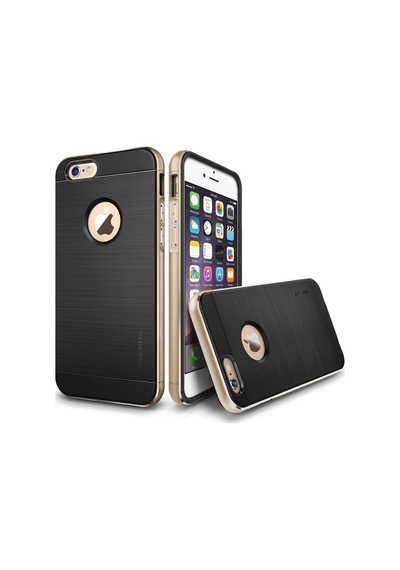 Verus Apple Uyumlu iPhone 6 Plus/6s Plus İle New Iron Shield Kılıf Gold Gold