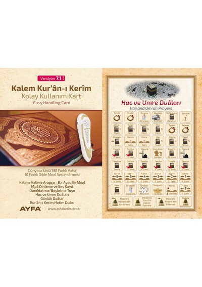 Orta Boy Kalem Kuranı Kerim V 7.1 - 16gb