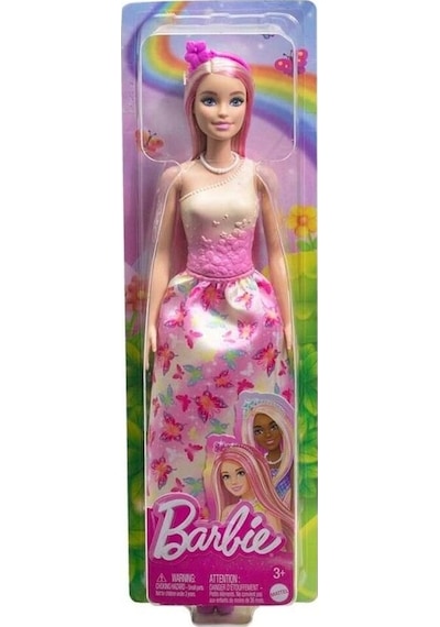 Barbie Prenses Bebek Pembe Hrr07 Hrr08 Lisanslı Ürün