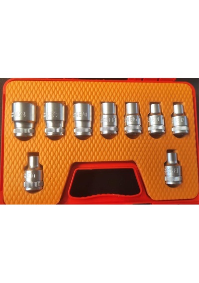 Rico 9 Parça 1/2 Torx Lokma Takımı Seti E (Dişi) 007-RC9010