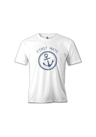 First Mate - Archor Beyaz Erkek Tshirt